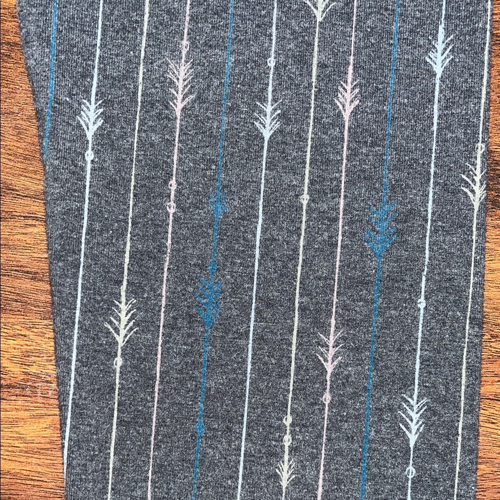 Pact Gray Striped Leggings - Picture 4 of 4